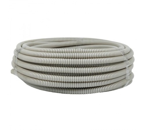 Труба гибкая гофрированная ПВХ 16мм с протяжкой (25м)  tg-z-16-25n  EKF