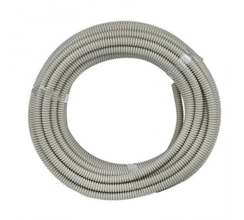 Труба гибкая гофрированная ПВХ 16мм с протяжкой (25м)  tg-z-16-25n  EKF
