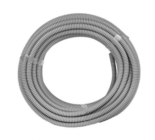 Труба гибкая гофрированная ПВХ 16мм с протяжкой (25м)  tg-z-16-25n  EKF