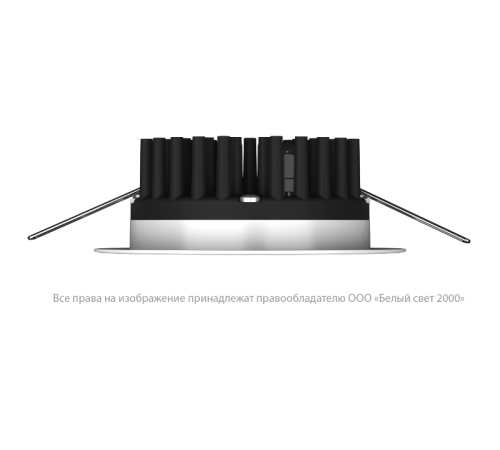 Световой указатель аварийного освещения светодиодный BS-ARUNA-10-L3-ELON 3Вт IP65 встраиваемый централизованный  a16986  Белый свет
