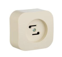 Розетка для радиотрансляционной сети - Legrand Quteo - IP20 накладной монтаж - слоновая кость  782249  Legrand