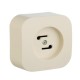 Розетка для радиотрансляционной сети - Legrand Quteo - IP20 накладной монтаж - слоновая кость  782249  Legrand