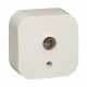 Розетка для радиотрансляционной сети - Legrand Quteo - IP20 накладной монтаж - слоновая кость  782249  Legrand