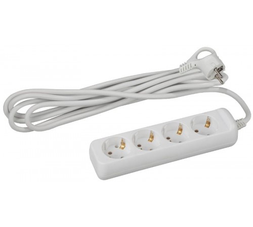 Удлинитель 4 гнезда 5м с/з U-4e-5m ПВС  Б0028375  ЭРА