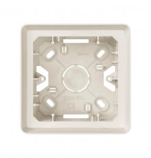 Simon 82 Монтажная коробка для накладного монтажа, 1 пост,  S82 Detail, слоновая кость  8200750-031  Simon