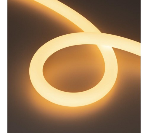 Светодиодная лента герметичная MOONLIGHT-TOP-A336-D25mm 24V Warm2700 360deg (14.4 W/m, IP65, 2835, 5m, wire x1) (Arlight, Вывод кабеля прямой)  03874