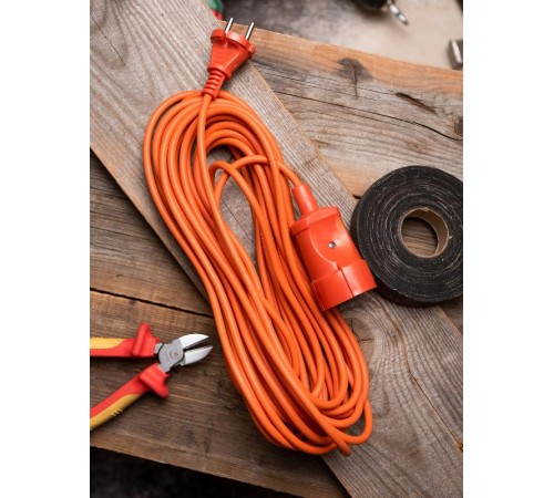 Удлинитель "Зевс 2.0" 10м без заземления ПВС 2*0,75 10А/2,3кВт PROxima   USB02-10-275-1-10  EKF