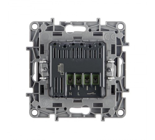 Etika Антрацит Выключатель карточный с выдержкой времени, с подсветкой  672693  Legrand