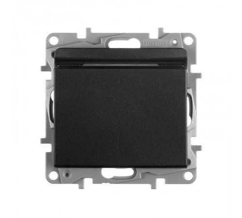 Etika Антрацит Выключатель карточный с выдержкой времени, с подсветкой  672693  Legrand