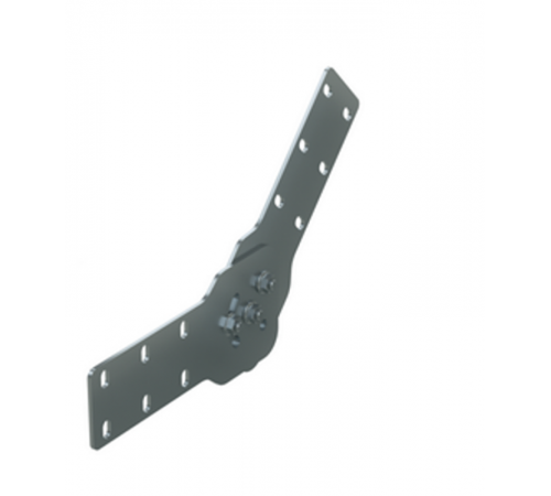 Соединитель шарнирный вертикальный H 100 мм, цинк-ламельный(аналог горячеоцинкованный)  UVH010HDZL  DKC