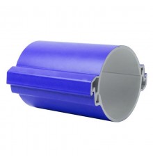 Труба гладкая разборная ПВХ 110 мм (750Н), синяя PROxima  tr-pvc-110-750-blue  EKF