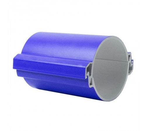 Труба гладкая разборная ПВХ 110 мм (750Н), синяя PROxima  tr-pvc-110-750-blue  EKF