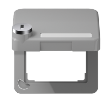 Рамка 5 постов, Белый  CD590BFKLSLGR  Jung