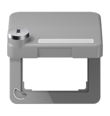 Рамка 5 постов, Белый  CD590BFKLSLGR  Jung