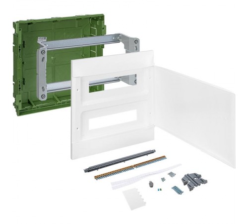 Practibox S Пластиковый щиток Встраиваемый (в полые стены) 2X18 Белая дверь  137567  Legrand