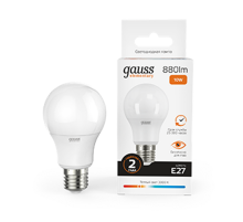 Лампа светодиодная LED 10Вт E27 220В 2700К Elementary A60  23210  Gauss