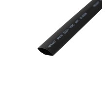 Термоусадочная трубка 10,0/5,0 мм, черная, упаковка 50 шт. по 1 м  21-0008  REXANT