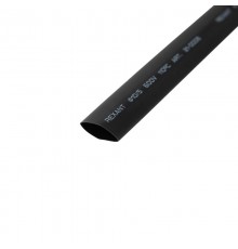 Термоусадочная трубка 10,0/5,0 мм, черная, упаковка 50 шт. по 1 м  21-0008  REXANT