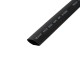 Термоусадочная трубка 10,0/5,0 мм, черная, упаковка 50 шт. по 1 м  21-0008  REXANT