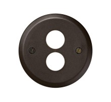 Simon 88 Накладка на аудиорозетку для подключения двух аудиоколонок, S88, коричневый  88082-32  Simon