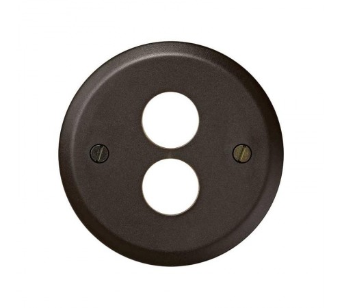 Simon 88 Накладка на аудиорозетку для подключения двух аудиоколонок, S88, коричневый  88082-32  Simon