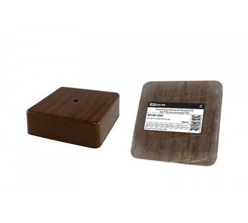 Коробка распределительная КР 50х50х20 о/п бук IP40, инд. штрихкод  SQ1401-0301  TDM