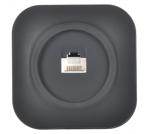 GLORY Розетка компьютерная RJ45 кат.5E о/у РК10-ХЧм черный матовый  EKH10-K02M  IEK