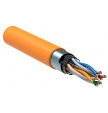 ITK Витая пара F/UTP кат.6 4x2х23AWG LSZH оранжевый (305м)  LC1-C604-327  ITK