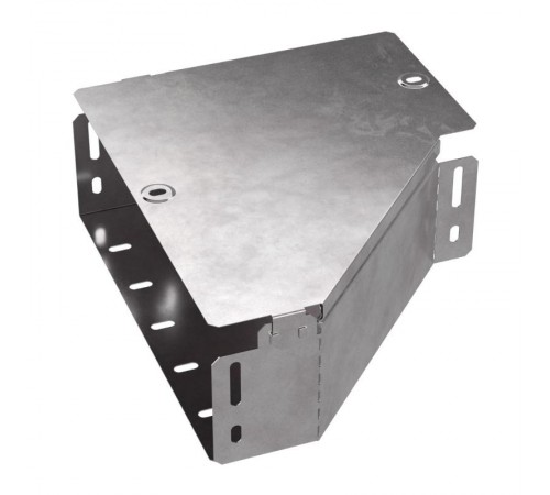 Переходник левый с крышкой Стандарт 300х150х100  PR16.0502  Промрукав