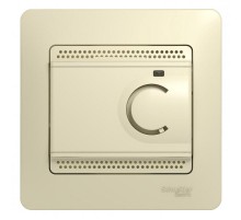 Glossa Бежевый Термостат электрон.теплого пола с датчиком,от+5до+50°C,16A,в сборе GSL000235 SE