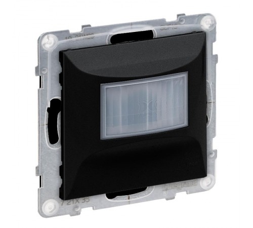 SUNO Датчик движения 180° 250Вт без нейтрали. Влагозащитный IP44. C ручным управлением. Цвет "Антрацит"  721435  Legrand