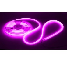 Лента светодиодная термостойкая для бани  LS2835-9,6-120-24-V-IP68-3 year-5m (фиолетовый)   Б0062357  ЭРА