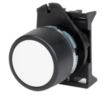 Кнопка плоская без фиксации, белая  ABHTR5  DKC