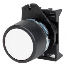 Кнопка плоская без фиксации, белая  ABHTR5  DKC