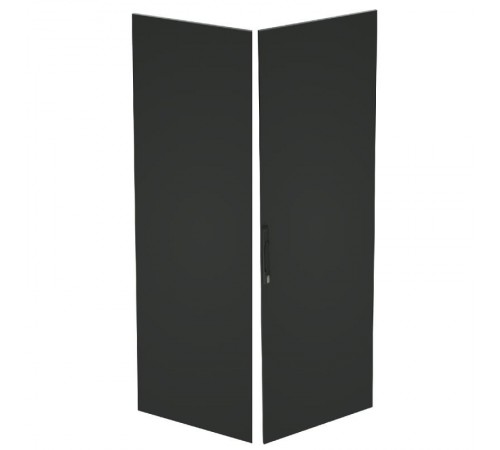 Дверь сплошная двухстворчатая для IT-CQE 2200 x 800 RAL7035  RGITCPED2280  DKC