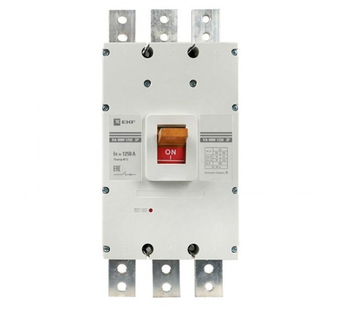 Выключатель автоматический ВА-99М  1250/1250А 3P 35кА EKF Basic  mccb99-1250-1250m  EKF