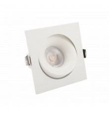Светильник светодиодный встраиваемый DK2121-WH , IP20, 50Вт, GU10, белый, алюминий  DK2121-WH  DENKIRS
