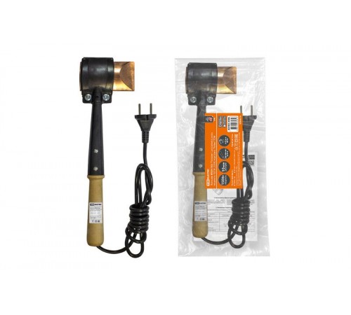 Паяльник ЭПСН-150, "Топорик", деревянная ручка, мощность 150 Вт, 230 В, подставка, "Рубин"  SQ1025-0506  TDM