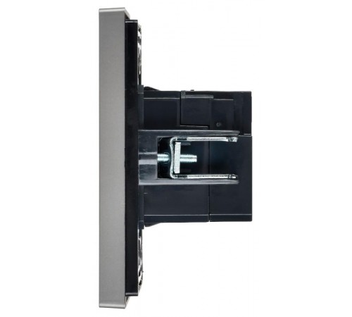 FORTE&PIANO Розетка USB A+C 18Вт FP551 сталь  FP-U22-018-K46  IEK