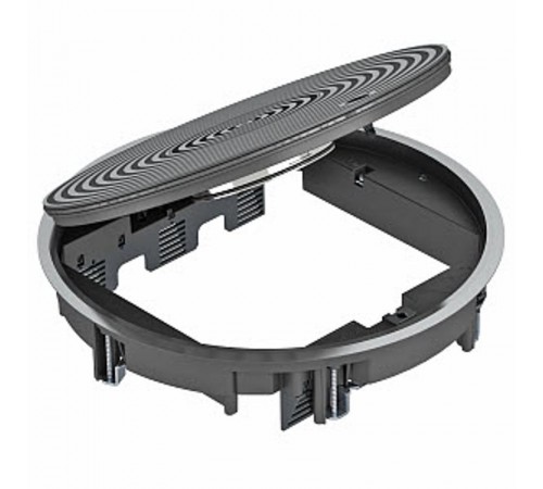 Лючок GRAF9-2 U (серебристый,черный) (GRAF9-2 U 9011)  7405750  OBO Bettermann