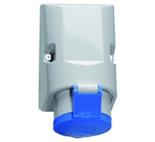 Розетка настенная 32А 3Р(2Р+Е) 230В 6h IP44 126х83 180 гр QC 11949 I 11949-Bals I Bals