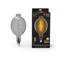 Лампа светодиодная LED Filament BT180 E27 8.5W Gray 165lm 1800K 1/2  152802005  Gauss