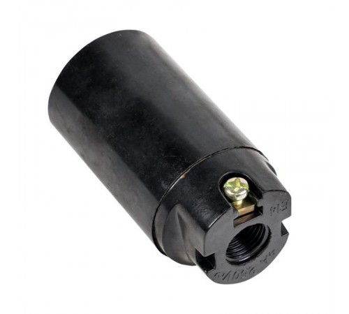 Патрон подвесной карболитовый Е14 черный PROxima  LHC-E14-s-s  EKF