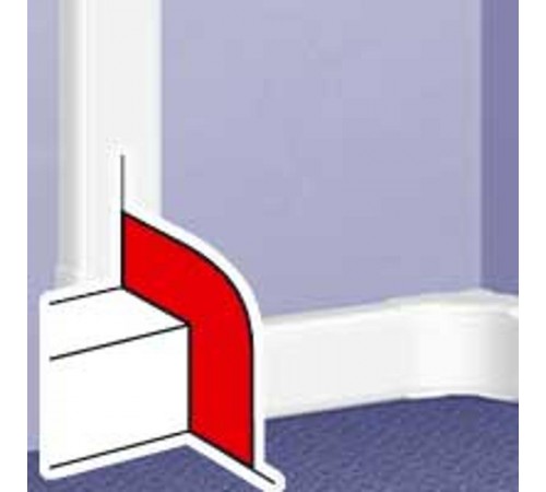 Накладка на стык со стеной - для кабель-каналов шириной от 80 до 150 мм DLP  010698  Legrand