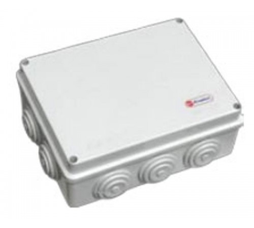 Коробка распределительная о/п 210х150х100, 8 вых., 4 муфты, с вых. для труб д. 50 мм, IP55 JBS210  44016  Ecoplast