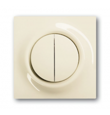 Клавиша для механизма 2-клавишных выключателей/переключателей/кнопок, серия impuls, цвет слоновая кость  1753-0-0064   2CKA001753A0064  ABB