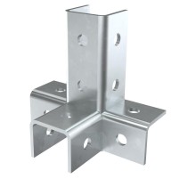 Соединит. угловой четырехсторон. для STRUT-профиля EZ  CSE10-UCH-EZ  IEK