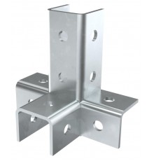 Соединит. угловой четырехсторон. для STRUT-профиля EZ  CSE10-UCH-EZ  IEK