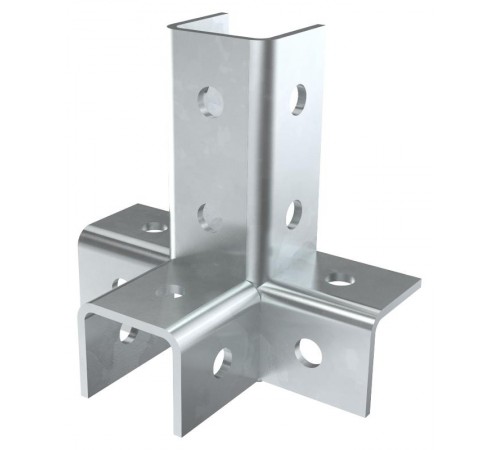 Соединит. угловой четырехсторон. для STRUT-профиля EZ  CSE10-UCH-EZ  IEK