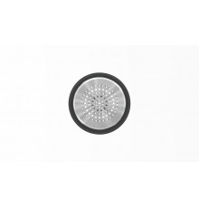 Накладка для механизма зуммера 8119, звонка 8124 и громкоговорителя 9329, серия SKY Moon, кольцо чёрное стекло2CLA862900A1501 ABB